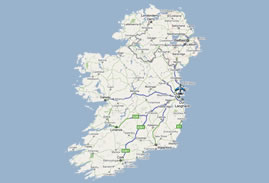 Map of Ireland